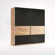 Рамона Шкаф купе 2,0 м | Дуб Крафт - Мат Лава