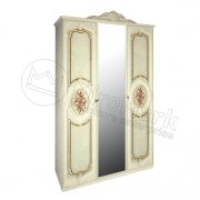 Реджина Шкаф 3Д с зеркалом | Радика Беж Реджина Шкаф 3Д с зеркалом | Радика Беж