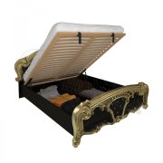 Реджина Кровать 1,6х2,0 с подъемным механизмом | Глянец Черный Реджина Кровать 1,6х2,0 с подъемным механизмом | Глянец Черный