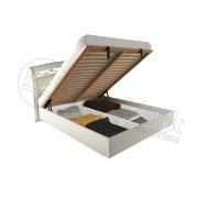 Роселла Кровать 1,6х2,0 мягкая спинка с подъемным механизмом | Радика Беж Роселла Кровать 1,6х2,0 мягкая спинка с подъемным механизмом | Радика Беж