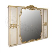 Виктория Шкаф 6Д с зеркалом | Радика Беж Виктория Шкаф 6Д с зеркалом | Радика Беж