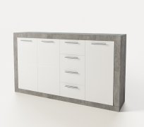 Омега Комод 3Д 4Ш