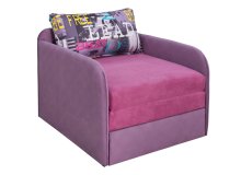 Диван детский Юниор Панда NEW (лира/дота фиолетовый) Диван детский Юниор Панда NEW (лира/дота фиолетовый)