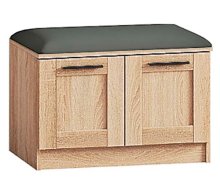 Тумба для обуви Престиж 2Д.700.Р c мягким сиденьем Тумба для обуви Престиж 2Д.700.Р c мягким сиденьем