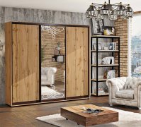 Шкаф-купе 2ДСП-зеркало 180/60