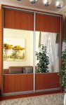 Шкаф-купе: 2 ДСП комби - зеркала w (180х240х60)