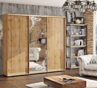 Шкаф-купе 2ДСП (крашеный глянец)-зеркало 220/60 Макси Шкаф-купе 2ДСП (крашеный глянец)-зеркало 220/60 Макси