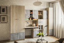 Детская Юниор сонома/бетон Детская Юниор сонома/бетон