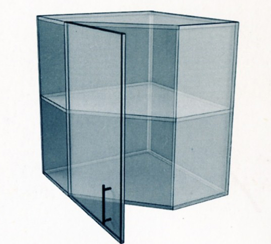 Навесной Шкаф угловой №58 (580x580)