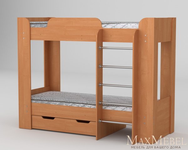 Двухъярусная кровать с ящиками Дуэт-3