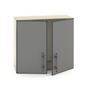 Навесной Шкаф ВВ06-800 витрина сушка (800x720) Оптима