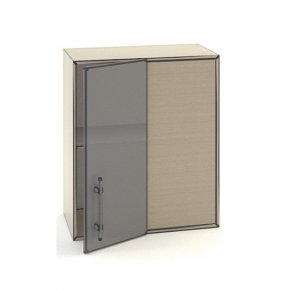 Навесной Шкаф угловой ВВ27-600 витрина (600x720) Модерн