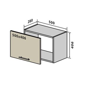 Навесной Шкаф №12 окап (500x406) Верона
