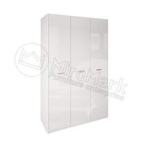 Империя Шкаф 3Д без зеркала | Глянец белый