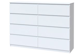 Великий комод "Брайт" 1300х376х950 h . Білий (телескопічні напрямні)