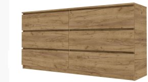 Комод "Брайт" 1500х376х730 h . Дуб крафт золотий (телескопічні напрямні)