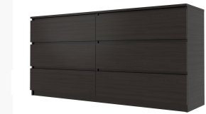 Комод "Брайт" 1500х376х730 h . Венге магия (телескопические направляющие)