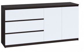 Комод "Брайт" 1580х376х730 h . Венге магія / білий (Теле. напр. лівосторонній)