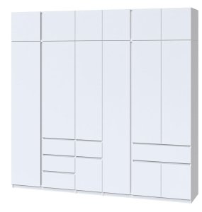 Шкаф с антресолью "Брайт" 2621х520х2400 h . Нимфея альба (левосторонний)