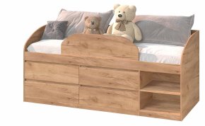 Ліжко "Брайт" з дитячим обмежувачем та ящиками 835x2032x840 .