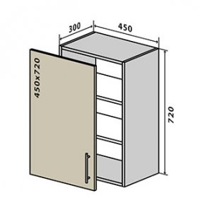 Навесной Шкаф №4 (450x720) RioLine 1