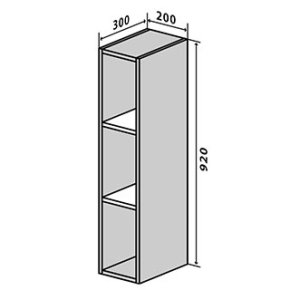 Навісна Шафа №41 (200x920) RioLine 1