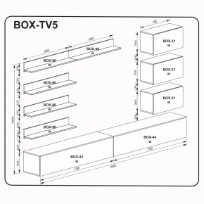 Стінка Box TV5 1