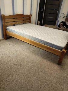 Ліжко дерев’яне Алекс 140 +внесок 1