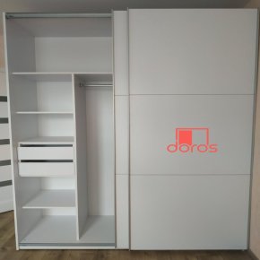 Шкаф купе G-Caiser Белый 2 ДСП / 3 части 220х60х240 3