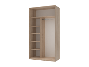 Шкаф купе Сити Лайт Дуб Cонома 2 ДСП 120х60х225 3
