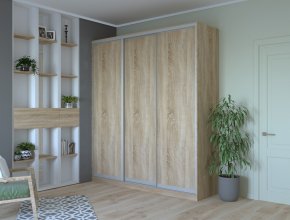 Шкаф купе Сити 24 Дуб Cонома 3 ДСП 208х60х240 4