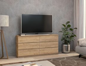 Комод "Брайт" 1500х376х730 h . Дуб крафт золотий (телескопічні напрямні) 3