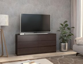 Комод "Брайт" 1500х376х730 h . Венге магия (телескопические направляющие) 2