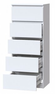 Комод "Брайт" 500х376х1170 h . Нимфея альба (телескопические направляющие) 2