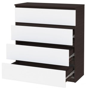 Комод "Брайт" 900х376х950 h . Венге магія / білий (телескопічні напрямні) 1