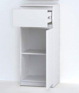 Тумба-комод "Брайт" 400х376х950 h . Нимфея альба (телескопические направляющие) 2