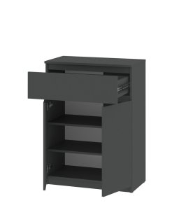 Тумба-комод "Брайт" 700х376х950 h . Антрацит (телескопические направляющие) 1