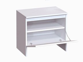 Тумба для взуття "Брайт" 550х376х500 h . Німфея альба (телескопічні напрямні) 2