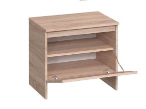 Тумба для обуви "Брайт" 550х376х500 h . Дуб сонома (телескопические направляющие) 2