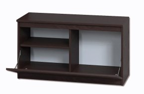 Тумба для обуви "Брайт" 900х376х511 h . Венге магия / Дуб крафт золотой 1