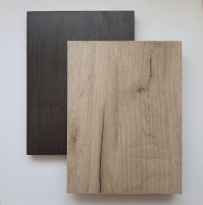 Шкаф-пенал "Брайт" 400х520х2000 h . Венге магия / Дуб крафт серый (Телескопичес. направл.) 2