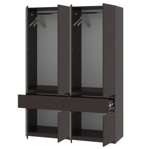 Шафа з дзеркалом "Брайт" 1600 x 520х2000 h . Венге магія 1