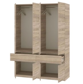 Шафа з дзеркалом "Брайт" 1600 x 520х2000 h . Дуб сонома 1