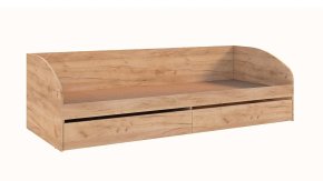 Ліжко односпальне з ящиками "Брайт" 835 x 2032 x 600 h . Дуб крафт золотий 2