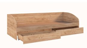 Ліжко односпальне з ящиками "Брайт" 835 x 2032 x 600 h . Дуб крафт золотий 3