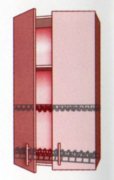 Навесной Шкаф 961 сушка (600x900) Mirror gloss