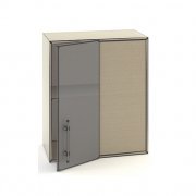 Навесной Шкаф угловой ВВ27-600 витрина (600x720) Оптима