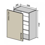 Навесной Шкаф №5 (500x720) Парма