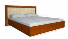 Белла Кровать 1,8х2,0(каркас) мягкое быльце | Глянец Ваниль-Вишня Бюзум