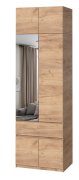 Шафа з антресоллю та дзеркалом "Брайт" 800х520х2400 h .